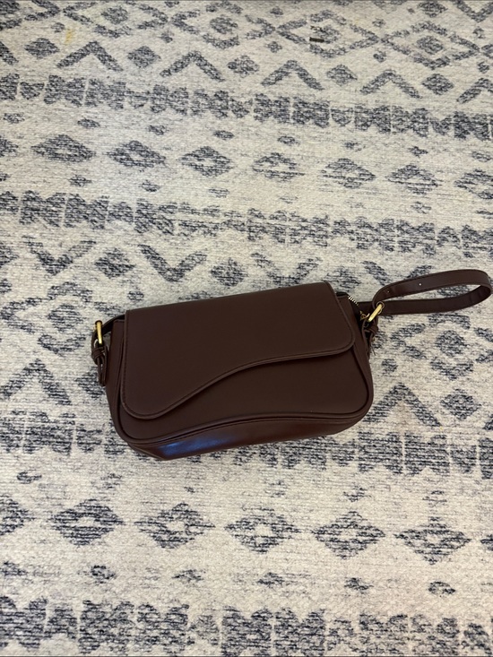Amazon Handbags - Amazon Chocolate Brown Leather Wristlet Clutch